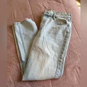 Light Wash Straight Jeans